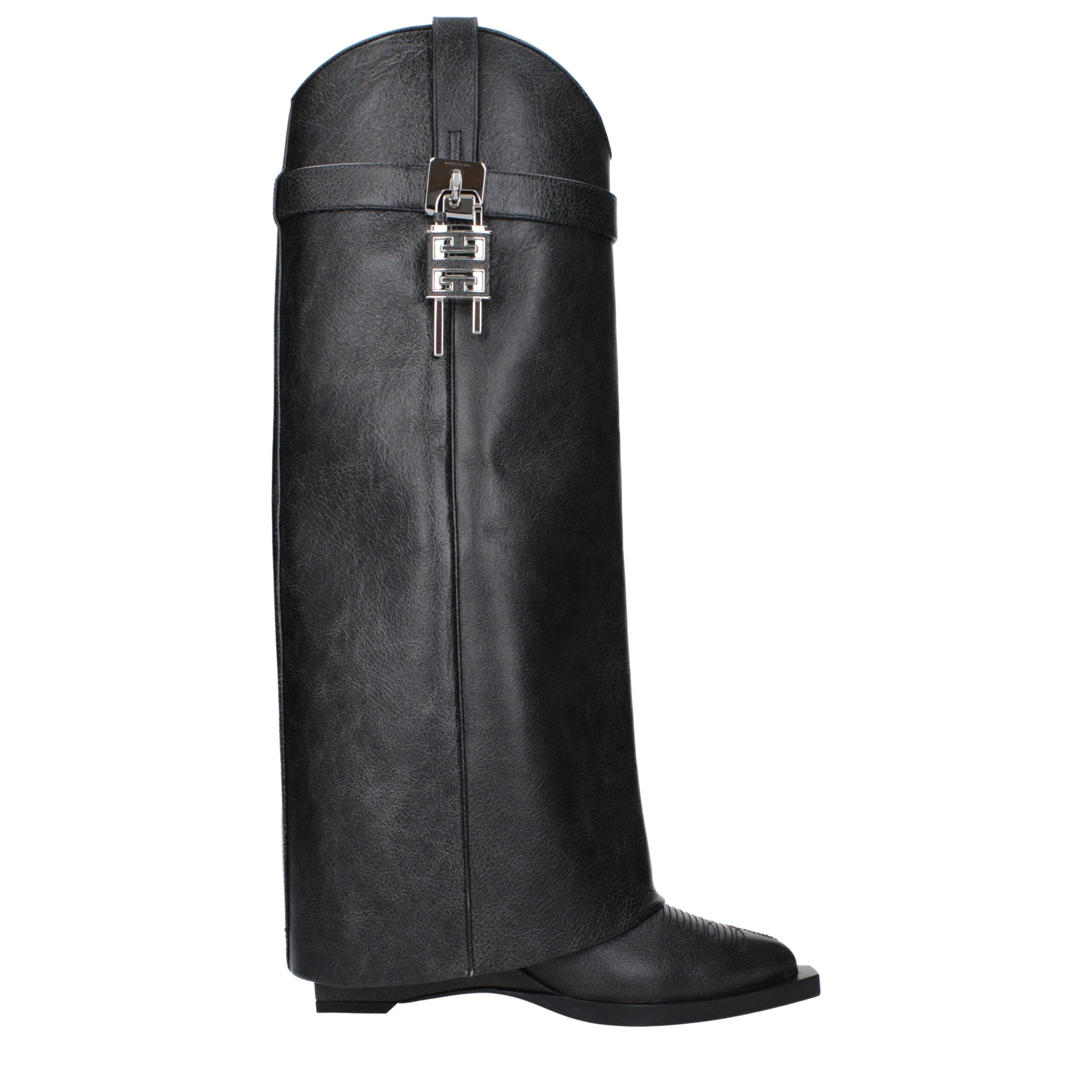 Givenchy Black Leather Boot